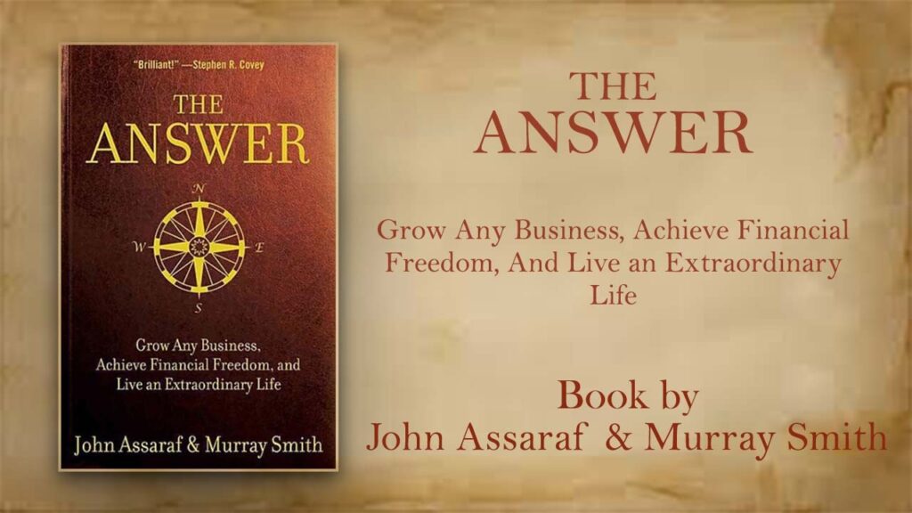 The Answer Book by John Assaraf Murray Smith 9